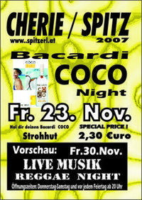 Bacardi COCO Night@Tanzcafe Cherie Spitz