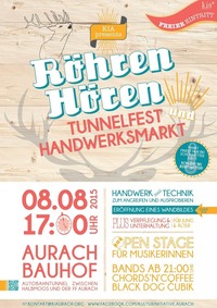 Röhren Hören - Handwerksmarkt und Tunnelfest@Aurach am Hongar / Bauhof