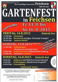 Gartenfest Feichsen 2015@Freiwillige Feuerwehr Feichsen