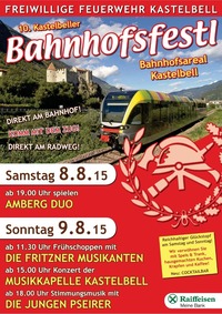 10. Bahnhoffest der FF Kastelbell@Bahnhof Kastelbell