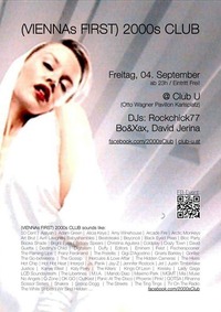 2000s Club  Club U Otto Wagner Pavillon Karlsplatz Fr.04.09.2015