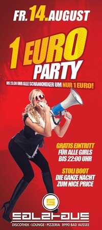 1 Euro Party@Salzhaus