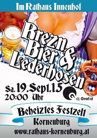 Brezn, Bier und Lederhosen@Rathaus Café-Bar