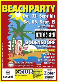 Beach Party 2015@Ballonwirt Aigner (Sunbar/Dorfbar)