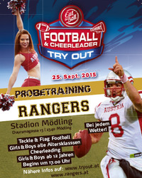 American Football Tryout@Stadion Mödling