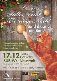 Miss Kater's stille Nacht (h)eilige Nacht - dieses Mal mit Band