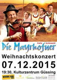 Erwin Aschenwald - Die Mayrhofner Weihnachtskonzert@Kulturzentrum Güssing