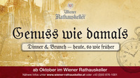 Genuss wie damals@Wiener Rathauskeller