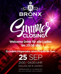 Summer Closing Party@Bronx Bar