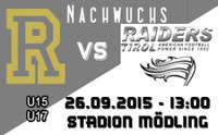 U15 AFC Rangers - Swarco Raiders Tirol@Stadion Mödling