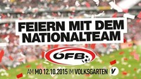 Feiern mit dem ÖFB Nationalteam!@Volksgarten Wien