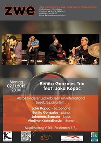 Benito Gonzales Trio feat. Jaka Kopac