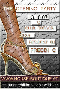 Opening Hous  Boutique@Club Tresor (GESCHLOSSEN)