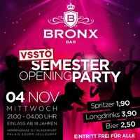 VSSTÖ Semester Opening Party @Bronx @Bronx Bar