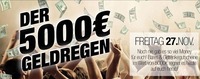 Der 5000.- EURO GELDREGEN!!@Bollwerk Klagenfurt