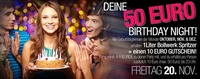 DEINE 50€ BIRTHDAY NIGHT!!@Bollwerk Klagenfurt