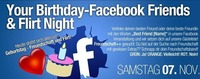 YOUR BIRTHDAY / FACEBOOK FRIENDS & FLIRT NIGHT!