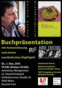 Grenadiermarsch - Buchpräsentation von Harald Pesata@Bezirksamt Margareten