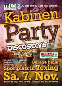 Kabinenparty@Texingtal