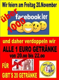 1000er FACEBOOK PARTY@1 EURO BAR
