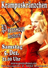 Krampuskränzchen im Presshaus Aschach @Presshaus Aschach