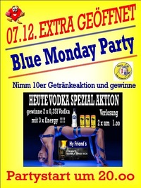 BLUE MONDAY PARTY@1 EURO BAR
