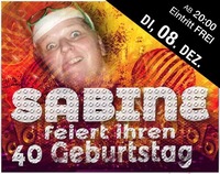 Sabine feiert 40. Geburtstag