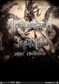 Live: MORGOTH (ger), INCANTATION (us), DARK RISE (sui), OMOPHAGIA (sui)