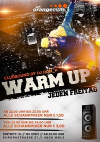 FRIDAY Warm UP PARTY @ ORANGE CLUB