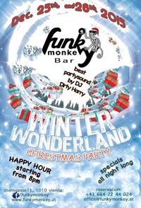 ☼ Funky Winter Wonderland ☼ Saturday Dec. 26th, 2015@Funky Monkey