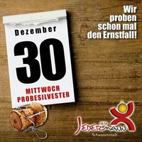 Probesilvester@Jedermann