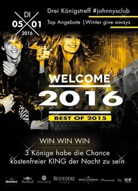 Welcome 2016 / Drei Königs Treff #johnnysclub@Johnnys - The Castle of Emotions