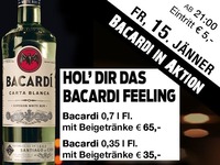 Bacardi in Aktion@Partymaus Wörgl