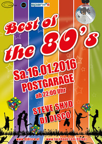 Best of the 80s@Postgarage