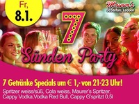 7 Sünden Party mit DJ MAX@Maurer´s