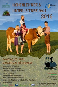 Hohenleh'ner & Unterleit'ner Ball 2016@Magnetsaal Böhlerwerk