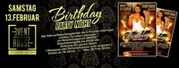 BIRTHDAY PARTY NIGHT@Eventhouse Freilassing 