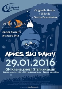 Après Ski Party - Landjugend Bezirk Amstetten@GH Kremslehner 