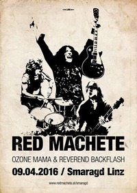 LIVE IN LINZ: RED MACHETE // Ozone Mama // Reverend Backflash