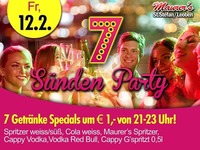 7 Sünden Party mit DJ MAX@Maurer´s
