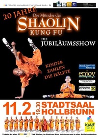 Jubiläumsshow der SHALOIN MÖNCHE@Stadtsaal Hollabrunn