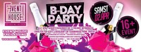 B-Day Bash April 2016@Eventhouse Freilassing 