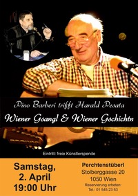 Wiener Gsangl & Wiener Gschichtn - Pino Barberi trifft Harald Pesata@Perchtenstüberl