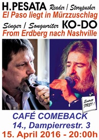 Harald Pesata & Ko-Do - El Paso liegt in Mürzzuschlag@Cafe Comeback