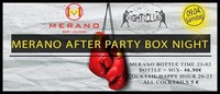 MERANO After Party Box Night@Merano Bar Lounge