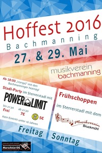 Hoffest Bachmanning@Stadl-Party