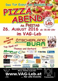 Pizza Abend@VAG Partylocation