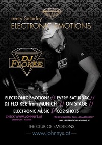 Electronic Emotions am Ostersamstag #FloKee@Johnnys - The Castle of Emotions
