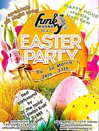 Friday ☼ Funky Easter - we love bunny's ☼ March 25th, 2016@Funky Monkey