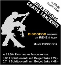 Jeden Dienstag – Tanzkurs Discofox@Mausefalle